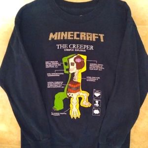 Youth 10/12 Minecraft Creeper T-shirt